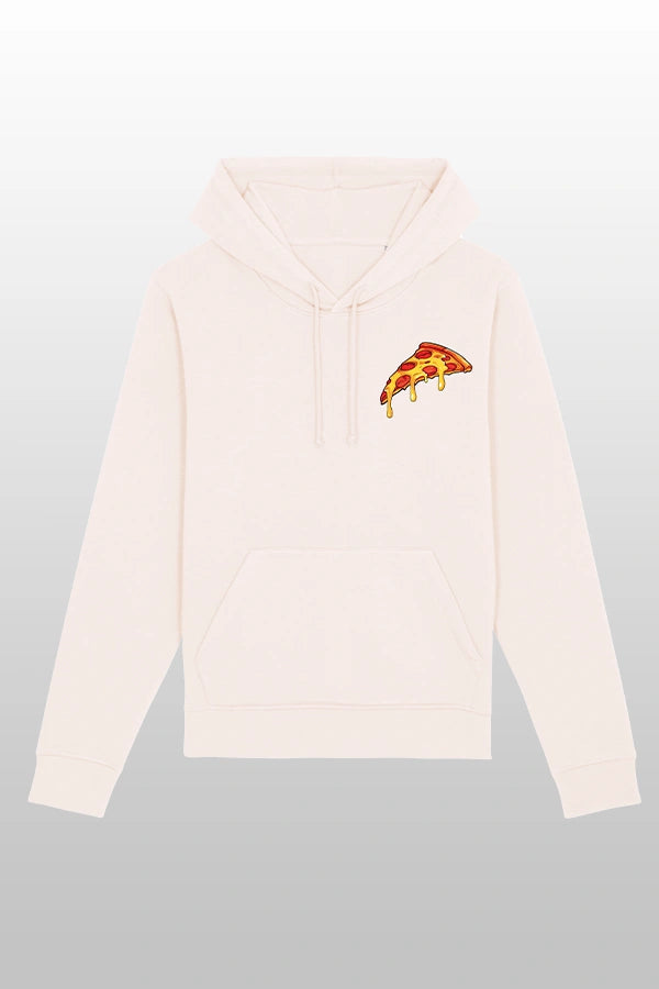 Pizza Passion Team Egg Hoodie vintage white