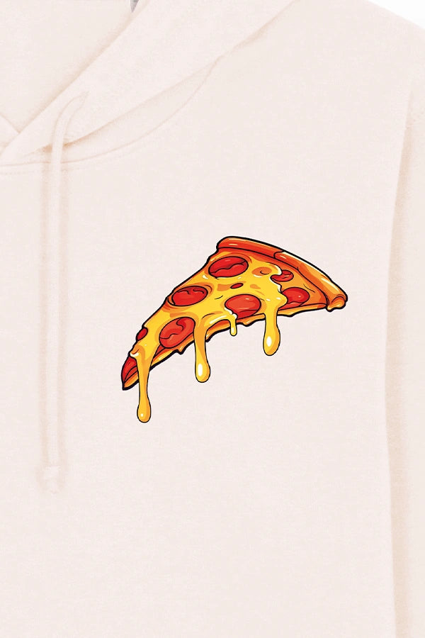 Pizza Passion Team Egg Hoodie vintage white