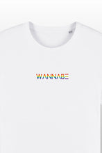 Lade das Bild in den Galerie-Viewer, WANNABE Shirt LGBTQ+ white
