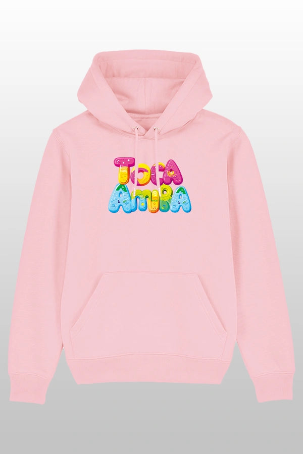 Toca Amira Art Hoodie Cotton Pink