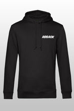 Lade das Bild in den Galerie-Viewer, Abbaok Schriftzug Hoodie Schwarz Duo
