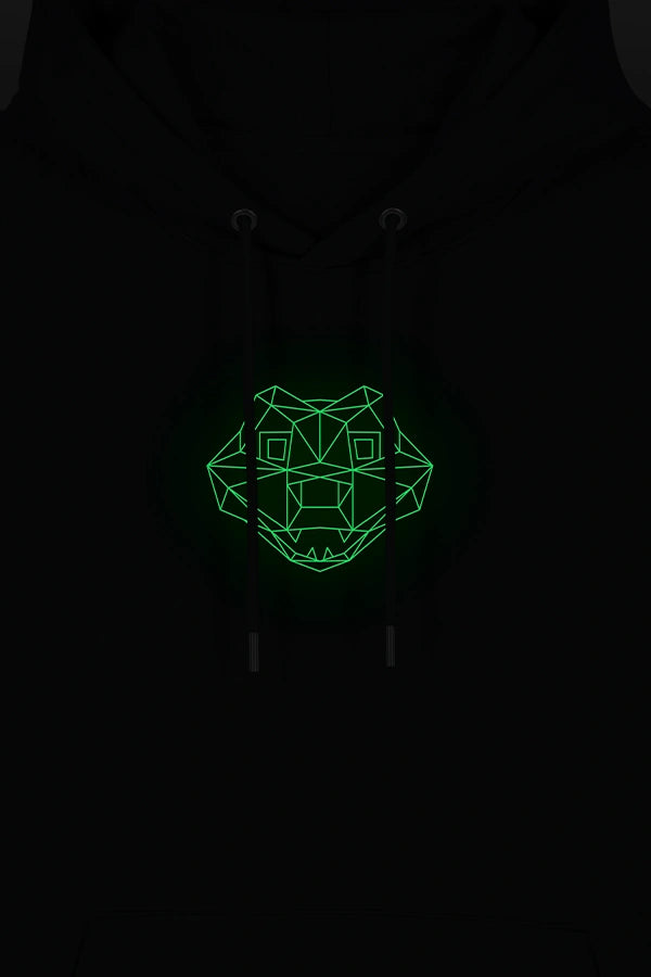 Croco Hoodie Mosaik Glow in the Dark