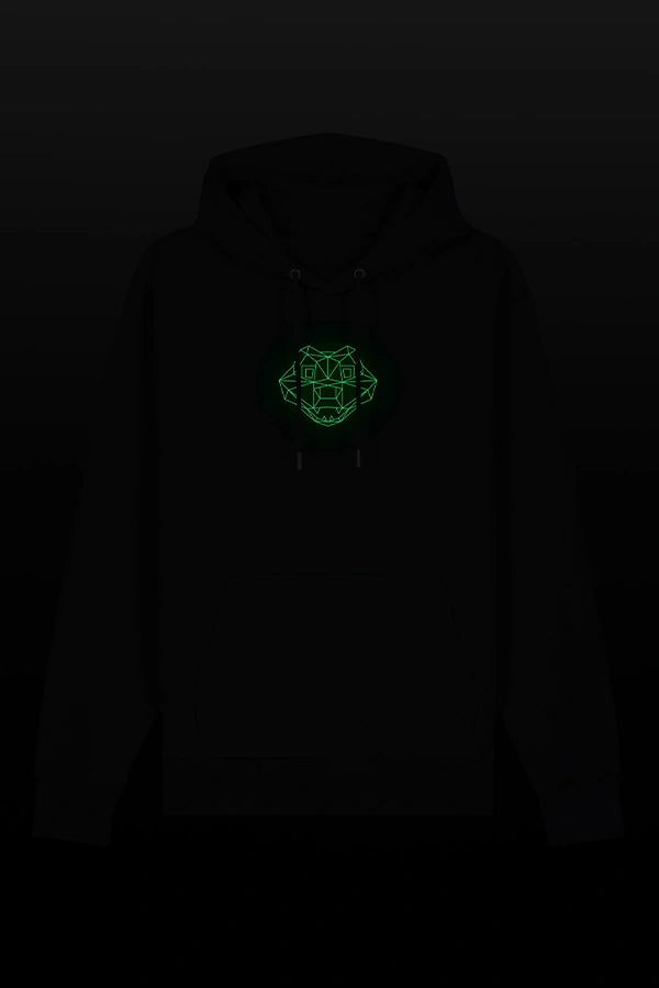 Croco Hoodie Mosaik Glow in the Dark