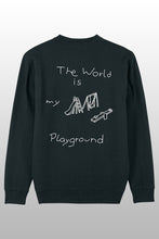 Lade das Bild in den Galerie-Viewer, Playground Sweatshirt schwarz
