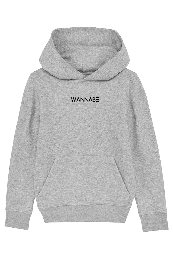 WANNABE Kids Hoodie heather grey