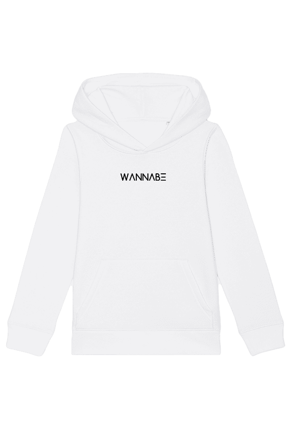 WANNABE Kids Hoodie white