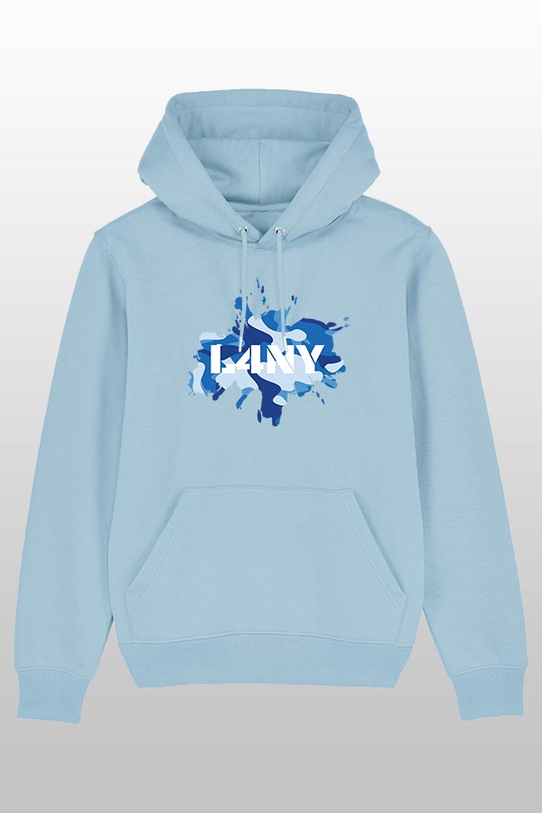 L4ny Hoodie babyblau