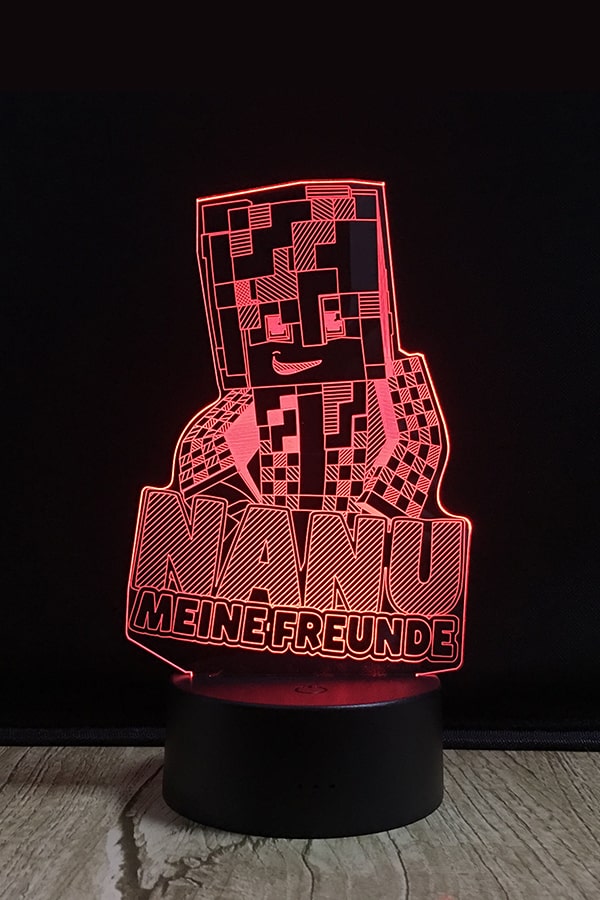 Nanu 3D LED Lampe